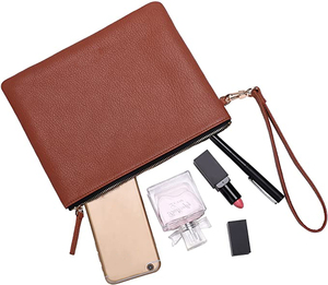 Logo Custom Ladies PU Leather Wristlet Wallet Purse Portable Large Capacity <b>Mens</b> <b>Work</b> Office Carry <b>Bag</b> Women Clutch Handbag - Product Image 4