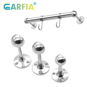 Herrajes para Muebles: Soporte Redondo de Aleación de Zinc para Riel de <span class=keywords><strong>Ropa</strong></span>, Soporte para Barra de Armario, Soporte para Tubo de <span class=keywords><strong>Ropa</strong></span> - Product Image 6