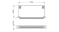 19 inci 1U rak dudukan FTTH peralatan serat optik 2x8 LC SC APC PLC Splitter Panel Patch dengan dukungan jaringan WiFi