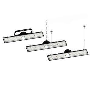Luminária Industrial LED High Bay 3CCT 250w, Luz Linear com Sensor 2 em 1 para Fábrica e Garagem, 3000-6500K - Product Image 1