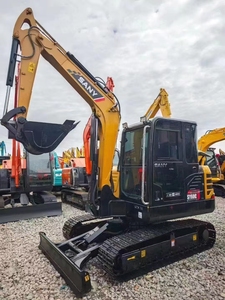 Pelles sur chenilles SANY d'occasion certifiées CE avec godet Bonne condition de fonctionnement Excavatrice 6 tonnes utilisée SY60C Sany - Product Image 2