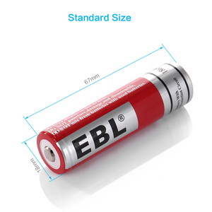 Baterai Isi Ulang Li-Ion EBL 18650 3.7V 3000mAh Kemasan OEM EBL - Product Image 3