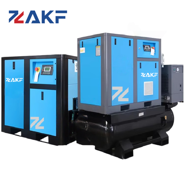 ZAKF 7bar 8bar 10bar 12bar 13bar 10HP 15HP 20HP 7.5w 11kw 15kw Screw Air Compressor for Energy Gas Generation Equipment