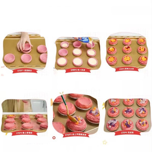 576g (24pcs) Túi kem Bồ Đào Nha trứng Tart vỏ dâu tây sô cô la bán thành phẩm nướng bánh đông lạnh trứng Tart Vỏ 24pcs - Product Image 5