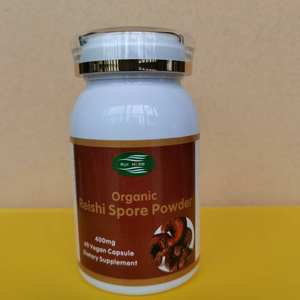 Frete Grátis 1 Frasco de Cápsulas de Extrato de Esporos de <span class=keywords><strong>Ganoderma</strong></span> Lucidum Orgânico - Product Image 1