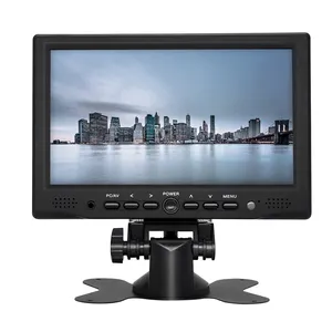 1024*600 7Inch Vga Hdmi Monitor Auto Lcd Monitor Voor Voertuig