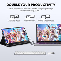 Moniteur portable OEM 15,6 pouces 4K OLED tactile Type C, dalle IPS, emballage personnalisé, pour MacBook, PS5, designers, mobile externe