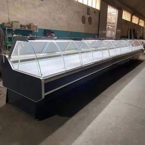 Vitrina de <span class=keywords><strong>delicatessen</strong></span> de arco ancho con iluminación LED-Solución de refrigeración de panadería comercial y aperitivos - Product Image 2