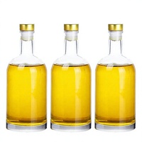 Bouteilles en verre de 700 ml, 750 ml, 500 ml pour Tequila, Vodka, Whisky, Liqueur avec bouchon en liège