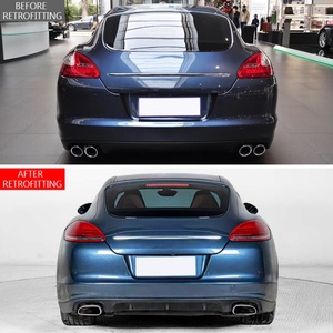 New Red 2010-2013 for Panamera 970.1 Car Upgrade No Replacement <b>Bar</b> Taillights Rear <b>Lights</b> Modification - Product Image 2