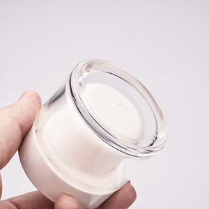 Nhà Máy Trực Tiếp 30G 50G 100G Chất Lượng Cao Rõ Ràng Rỗng Mỹ Phẩm Cơ Thể Kem Jar Container Với Màu Trắng Bên Trong Nắp Nhựa - Product Image 4