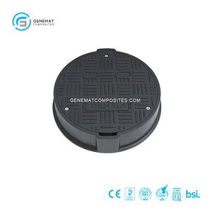 복합 라운드 SMC 맨홀 커버 en124 D400-C/O <span class=keywords><strong>600mm</strong></span> 힌지 잠금 및 씰링 - Product Image 4