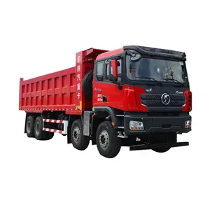 샌드 티퍼 덤프 트럭 중국 공급 업체 헤비 듀티 섀먼 F3000 X3000 H3000 30 톤 40 톤 티퍼 트럭 12 휠러 덤프 트럭