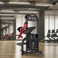Équipement d'exercice de bras en acier de gymnastique commerciale musculation sélection de charge de broche assise Biceps Curl & Triceps Machine d'extension
