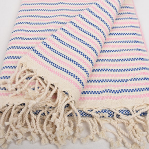 Vente en gros 100% coton Cabana rayé grande serviette de plage à séchage rapide - Product Image 2