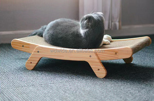 Rascador de cartón grande para gato, cama de juguete para mascotas, corrugado, moderno, de lujo, resistente a los arañazos - Product Image 2