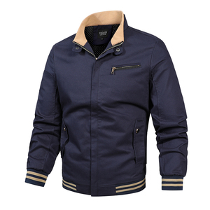 Veste décontractée slim personnalisée avec logo, nouvelle collection automne 2025, pour jeunes hommes et femmes, avec col montant - Product Image 6