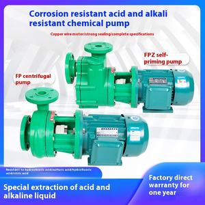 Para FPZ bomba auto-escorvante polipropileno reforçado industrial centrífuga bomba química ácido alcalino resistência corrosão - Product Image 4