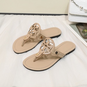 Ciabatte da Spiaggia in Pelle PU per <span class=keywords><strong>Donna</strong></span>, Nuovo Stile, Taglie Grandi, <span class=keywords><strong>Scarpe</strong></span> Estive Popolari, Sandali da Spiaggia in PU - Product Image 2