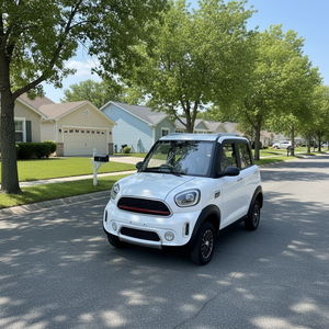 Mini Auto Eléctrico de <span class=keywords><strong>4</strong></span> Puertas y <span class=keywords><strong>4</strong></span> Asientos para Adultos, Fabricado en China, <span class=keywords><strong>Sin</strong></span> Licencia de Conducir, Mini Auto Eléctrico, Mini Autos de Gasolina para Adultos - Product Image 1