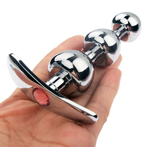 Nouveau Bouchon <span class=keywords><strong>Anal</strong></span> Adulte en Acier Inoxydable et Silicone Enlèvement de Tête de Champignon <span class=keywords><strong>Anchor</strong></span> Out Wear <span class=keywords><strong>Plug</strong></span> <span class=keywords><strong>Anal</strong></span> Matériau Métallique - Product Image 4