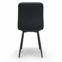 Fauteuil d'appoint moderne en cuir PU, chaise longue rembourrée imperméable pour salon, salle à manger et chambre à coucher