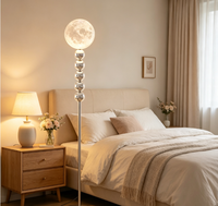Lampe de sol LED électrique d'extérieur 65W, étanche, lampe d'intérieur, prise UK, lampadaire sur pied pour aménagement paysager, pelouse et maison