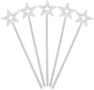Vente chaude Star Wand Elf bâton ange fée princesse bâton magique Halloween fête d'anniversaire 13 pouces or argent arc-en-ciel - Product Image 3