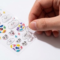 Autocollants en résine de haute qualité avec impression personnalisée, étiquettes transparentes en dôme, autocollants en époxy 3D