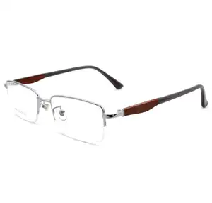2021 OEM Brillen Edelstahl Hal brand Brillen fassungen bunte Brille für Männer