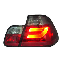 Feux arrière LED améliorés pour BMW E46 4 portes 2001-2004, clignotants séquentiels dynamiques, feux de freinage et de recul, installation Plug-and-Play
