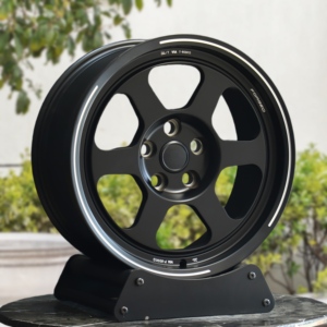 รังสี TE37 XT สำหรับ J Black SHADOW Ltd <span class=keywords><strong>ล้อ</strong></span>รถโดยสารจานลึก5X114.3 5X120 6X135สำหรับ Nissan 350Z Patrol GTR R35 - Product Image 4