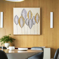 Art mural abstrait minimaliste du milieu du siècle, design bohème, peinture sur toile décorative pour chambre à coucher, salon