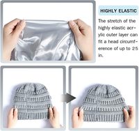Nouveau Bonnet Personnalisé Doublé Satin 2026 pour Femmes et Hommes – Vente en Gros de Bonnets Gorros