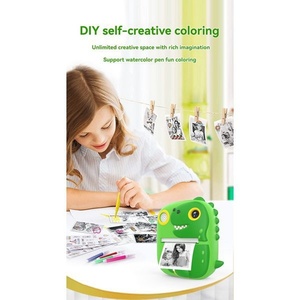 Kamera Instan Dinosaurus untuk Anak-anak dengan Fungsi Video, Musik, dan Grafiti, Kamera Anak-anak Definisi Tinggi - Product Image 3