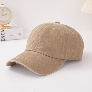Gorra de Béisbol de Color Sólido, Estilo Brillante, de Algodón Puro Lavado, Unisex, Informal, con Visera, Nueva de <span class=keywords><strong>2022</strong></span> - Product Image 3