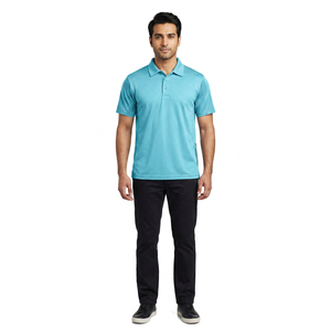 Chemises de golf pour hommes en sublimation, chemises polo à séchage rapide, t-shirt polo - Product Image 1