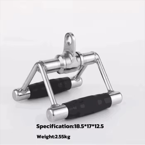 Accesorio de cable para máquina de gimnasio: Manija de <span class=keywords><strong>polea</strong></span> en V para entrenamiento de fuerza de espalda y <span class=keywords><strong>remo</strong></span> sentado - Product Image 5