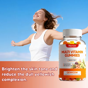 Vitamin Gummy Candy Orange Flavor Adult Skin Hydration Beauty <strong>Supplement</strong> - Product Image 3