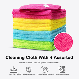 Paño de Limpieza Profesional de Alta Calidad, Colores y Tamaños Personalizados, para Limpiar la Cocina, Toallas de Microfibra para Cubrir Mesas - Product Image 5