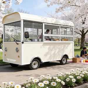 Carrito de Comida Móvil para Catering al Aire Libre, Estructura Estable, con Sistema de Alimentación Personalizado - Product Image 1