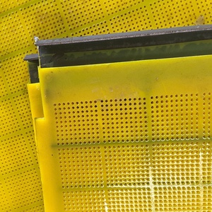 Tuyến tính Polyurethane màn hình <span class=keywords><strong>l</strong></span>ưới cho khai thác mỏ cao chịu mài mòn gân Polyurethane mất nước Màn hình Tấm rung màn hình - Product Image 3