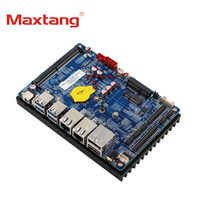 Maxtang Intel Elkhart Lake Carte mère d'ordinateur basée sur processeur J6412 1xSO-DIMM DDR4 32 GB DP eDP M.2 mSATA 6xCOM, 8xUSB
