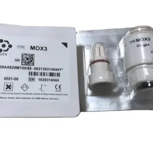 Các Thành Phố Anh MOX3 MOX-3 Cảm Biến Oxy Penlon Oxy Pin Penlon Máy Gây Mê