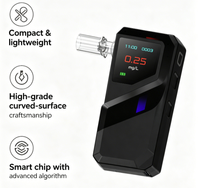 Alcoholímetro Profesional Airsense S1, Detector de Alcohol en Aliento de Alta Precisión, Alcoholímetro para Conductores de Automóviles