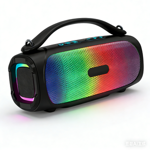 <span class=keywords><strong>ลำโพง</strong></span>ไร้สายพร้อม<span class=keywords><strong>ตู้</strong></span>โลหะ ไฟ LED RGB กำลังขับ 30-50 วัตต์ สำหรับใช้ในโฮมเธียเตอร์ - Product Image 4