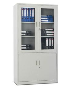 High Quality Office Furniture Glass Door <b>Metal</b> Storage Cabinet Office Steel Cupboard Design <b>File</b> Cabinet - Product Image 3