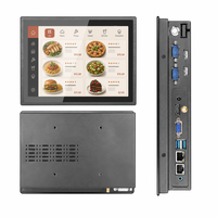 Tableta Industrial Resistente al Agua IP65 de 10.1 Pulgadas con Pantalla Táctil, Montaje en Panel, PC Todo en Uno, Sin Ventilador, PC Integrado