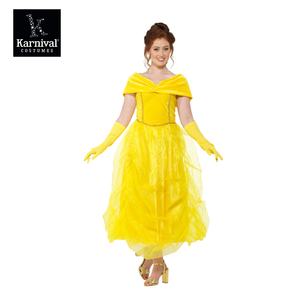 <span class=keywords><strong>Disfraz</strong></span> de Princesa Amarillo para <span class=keywords><strong>Mujer</strong></span> al por Mayor ODM para Halloween, Fiesta de Cumpleaños, Cosplay, <span class=keywords><strong>Disfraz</strong></span> de Princesa de Película de Televisión - Product Image 2