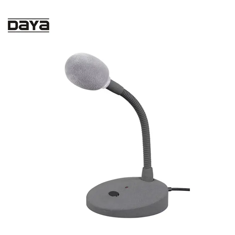 KA-340 Wired High Sensitive Goosek Microphone System for News Radio & Conference LCD Display Podium Tape-Broadcast Sono Complet